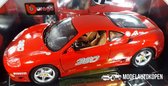 Ferrari 360 Modena Challenge (Rood) (30 cm) 1/18 Bburago - Modelauto - Schaalmodel - Model auto - Schaal model - Miniatuurauto - Miniatuur autos