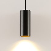 Arcchio - hanglamp - 1licht - aluminium - H: 15 cm - GU10 - zwart
