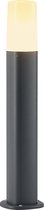 Lucande - Sokkellamp - 1licht - aluminium, polycarbonaat - H: 50 cm - E14 - antraciet, wit