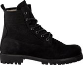 Blackstone Ol22 Veterboots - Laarzen Met Veters - Dames - Zwart - Maat 37