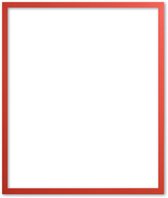 Moderne Lijst 70x90 cm Rood - Emilia