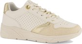graceland Beige sneaker perforatie - Maat 40