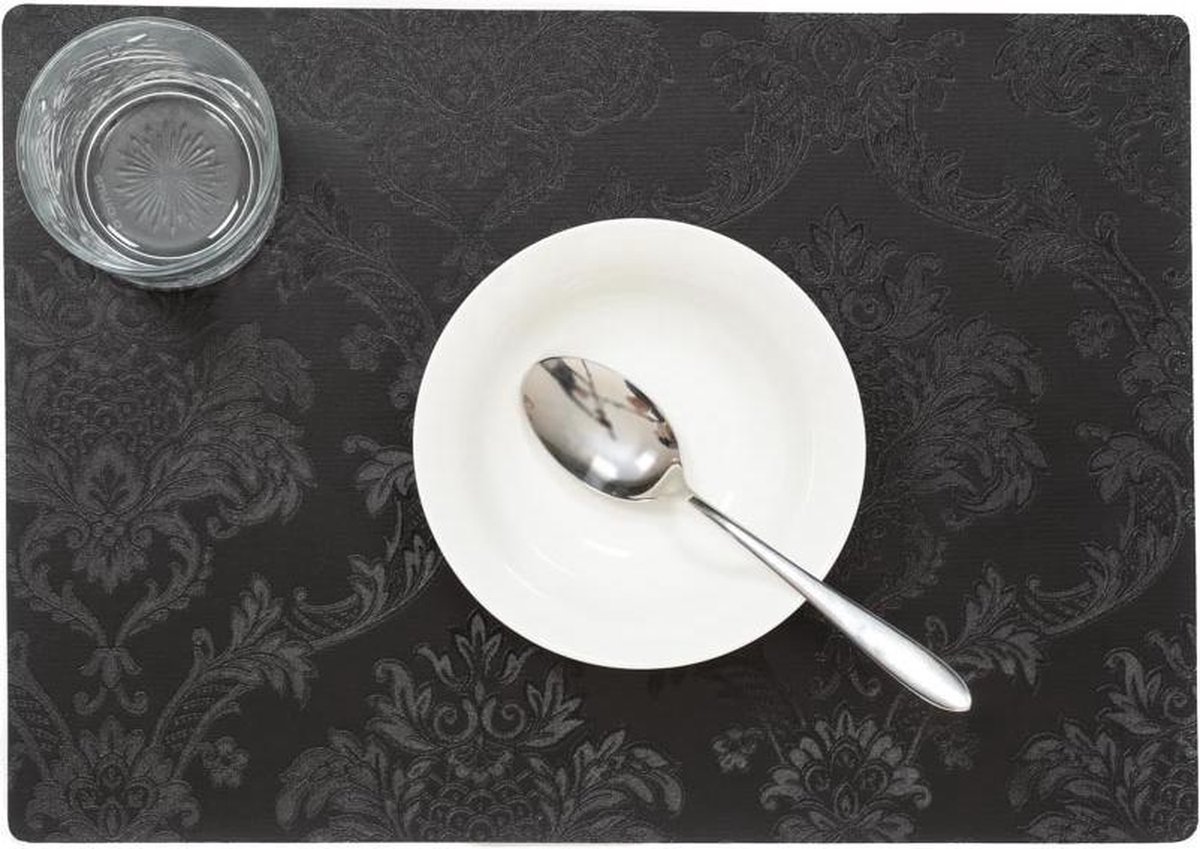 Placemats Amatista zwart