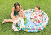 Intex zwembad 122 x 25 cm - voor kinderen - tropische design