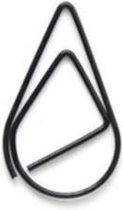 Paperclip druppel 25 mm | Zwart | 100 stuks