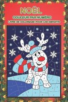 Noel couleur par numero livre de coloriage pour les enfants