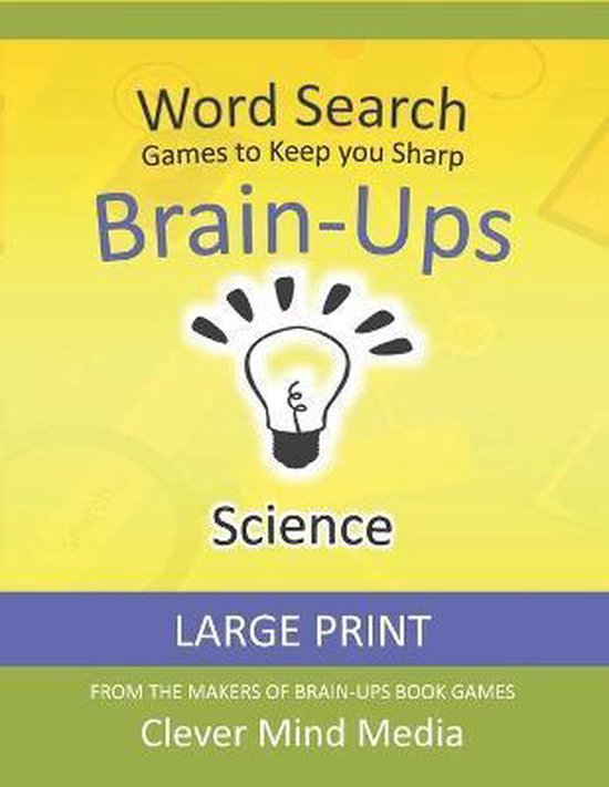 Brain-Ups Large Print Word Search - cover
