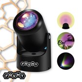 Foumt Sunset lamp Sun S2 - Projector - Sunset projector lamp - Zonsondergang lamp - Zwart
