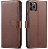 Apple iPhone Leren Bookcase | Portemonnee Hoesje | TPU | Wallet Cover Apple iPhone 12 Mini Bruin