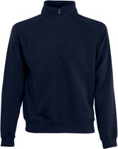 Sweatshirt à col zippé pour homme Fruit Of The Loom (Dark Marine)