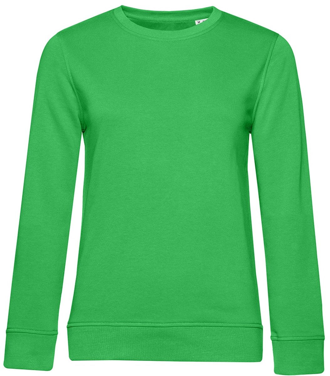 B&C Dames/dames Organic Sweatshirt (Appelgroen)