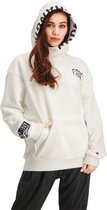 FnckFashion  Dames Unisex Hoodie DISTANCE "Limited Edition" Off White Maat S