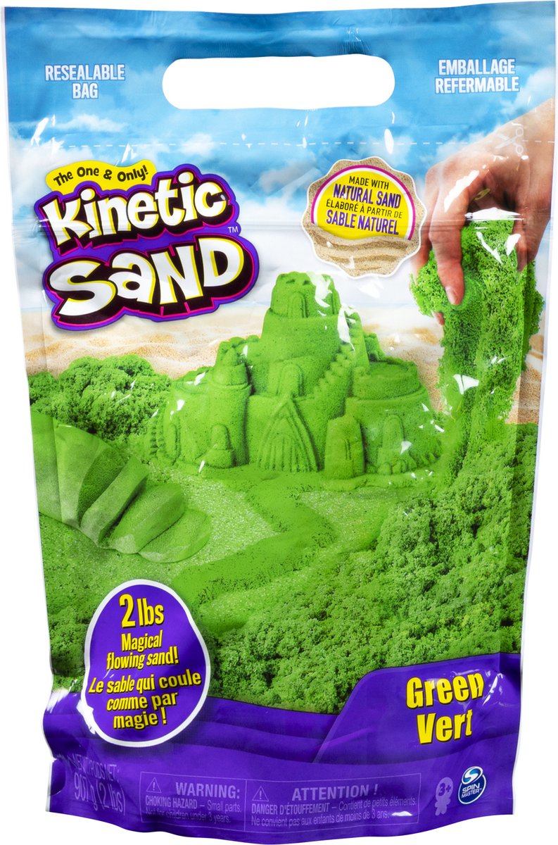Kinetic Sand - Speelzand - Groen - 907g - Sensorisch Speelgoed