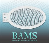 Bad Ass Stencil Nr. 1218 - BAM1218 - Schmink sjabloon - Bad Ass mini - Geschikt voor schmink en airbrush