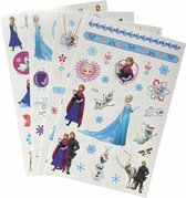 Kinder tattoo - Elsa - Frozen - Anna- Olaf - 4 vellen - Tijdelijke tattoo - Jongen - Meisje - Nep Tattoo - Schoencadeautje - Schoenkado - Schoen kado - Schoen cadeau