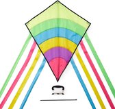 The Twiddlers Eenlijnsvlieger Rainbow Junior 75 Cm Polyester
