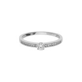 Glow 214.3074 Ring Witgoud G SI 1 0,23ct - maat 54