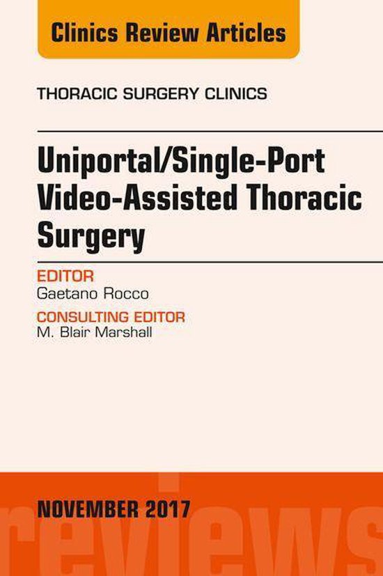 The Clinics: Surgery Volume 27-4 - Uniportal/Single-Port Vid ... - cover