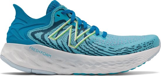 New Balance Fresh Foam 1080 Sportschoenen - Maat 37.5 - Vrouwen - blauw/wit  | bol.com