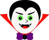 Raam / Muur / Deur / Indoor sticker - halloween herbruikbare sticker - halloween monster - Dracula