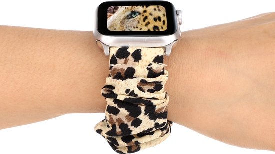 By Qubix - Montre élastique d' Apple Wristband 38/40 mm - print Panther - Bracelets d' Apple