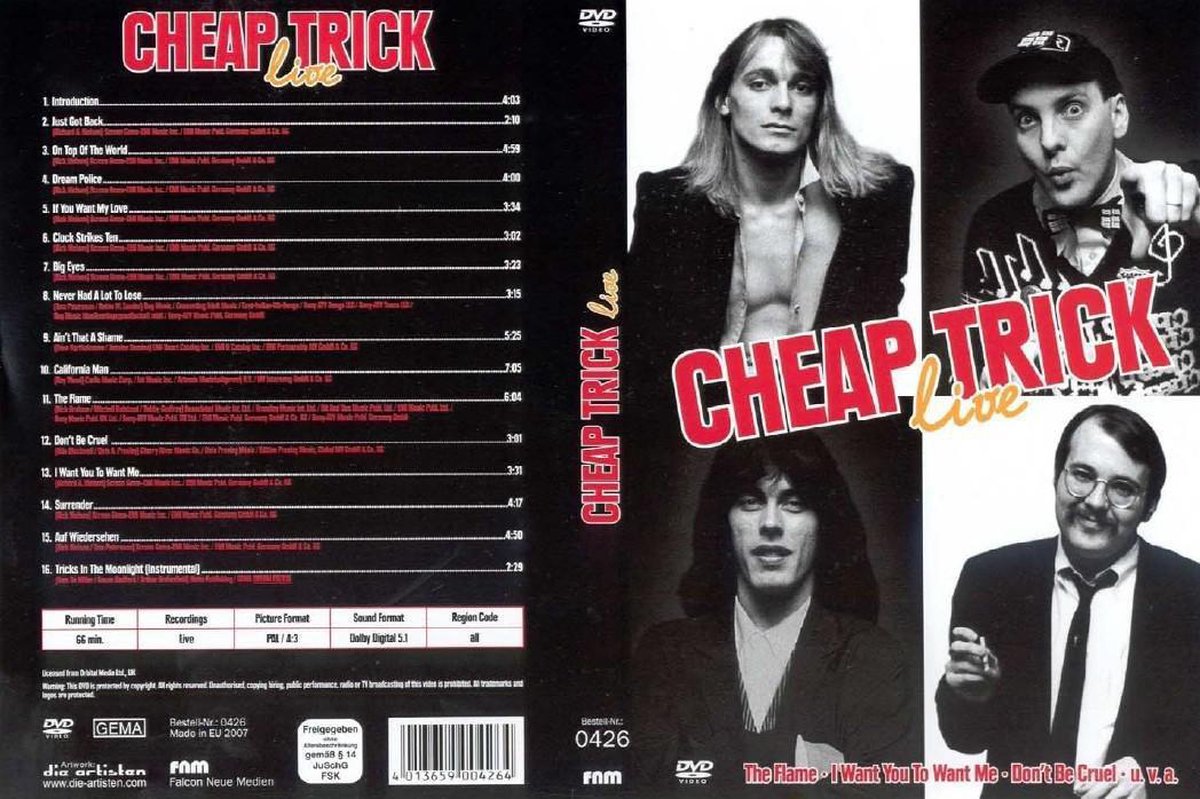 Cheap Trick -Live DVD, Cheap Trick | Muziek | bol