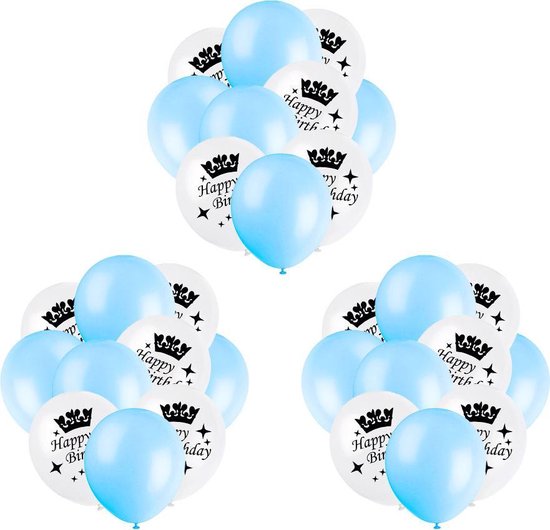 Ballons gonflables 30e anniversaire homme bleu décoration ballon