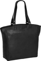 Chesterfield Berlin Waxed Pull Up Shopper Groot - Zwart