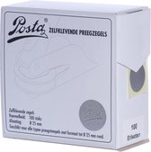 Zegeletiketten | zilver | Ø25mm