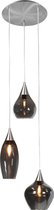 HighLight hanglamp Cambio 3 lichts Ø 30 cm - mat staal