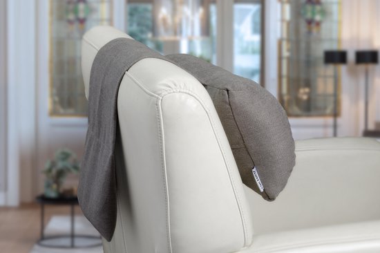 Finlandic hoofdkussen F01 taupe voor relax fauteuil- luxe nekkussen met  contragewicht... | bol.com