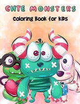 Cute Monsters Coloring Book For Kids