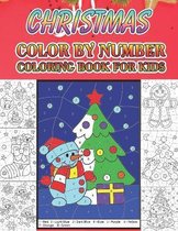 Christmas Color By Number Coloring Book For Kids