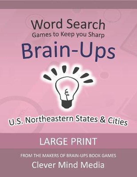 Brain-Ups Large Print Word Search - cover