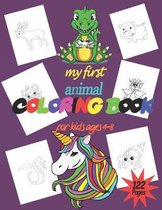 My First Animal Coloring Book: This My first Animal coloring book! Discover