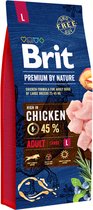 Bol.com Brit Premium by Nature hondenvoer Adult L 15 kg - Hond aanbieding