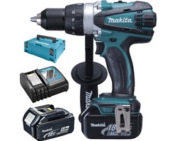 Makita DDF458RTJ 18V Li-Ion accu boor-/schroefmachine set (2x 5.0Ah accu) in Mbox