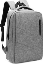 ZaCia Multifunctionele Rugzak Inclusief USB Poort Grijs - Anti diefstal Business Laptop Rugzak - Casual Design - Waterdicht - 15.6 Inch Laptop vak - 25L