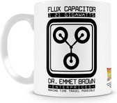 Back To The Future Mok/beker Dr. Emmett Brown Flux Capacitor Wit/Multicolours