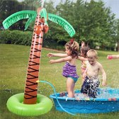 Opblaasbaar Palmboom met sproeier | Waterpret | Watermat | Buitenspelen | Waterspeelgoed