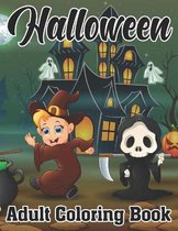 Halloween Adult Coloring Book