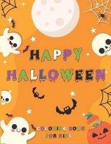 Happy Halloween Coloring Book For Kids