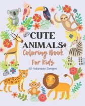 Cute Animals Coloring Book For Kids