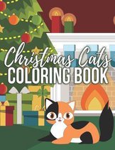 Christmas Cats Coloring Book