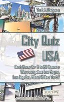 City Quiz USA - Book Game for 2 to 20 Gamers - Who recognizes Las Vegas, Los Angeles, Miami & New York?