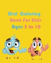 Bird Coloring BookFor Kids Ages 5 to 10