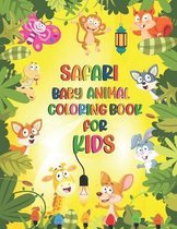 Safari Baby Animal Coloring Book for Kids