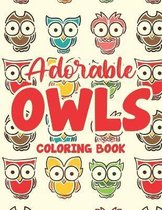 Adorable Owls Coloring Book