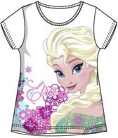 Disney Frozen t-shirt - Elsa - wit/multi - maat 92/98 (2/3 jaar)