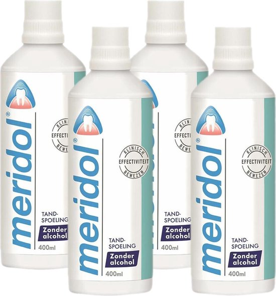 Wat dan ook Zuiver vier keer MERIDOL ® Mondspoeling / Mondwater - Voordeelverpakking 4 x 400 ml | bol.com
